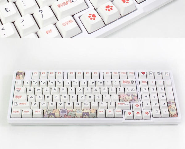 cat keycaps set