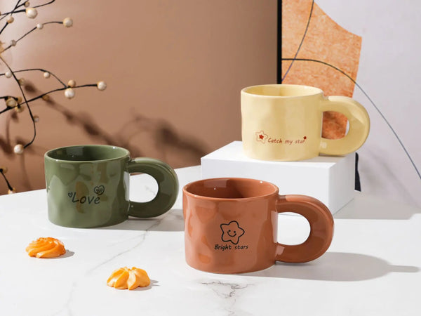 Large tea mugs - Home decor