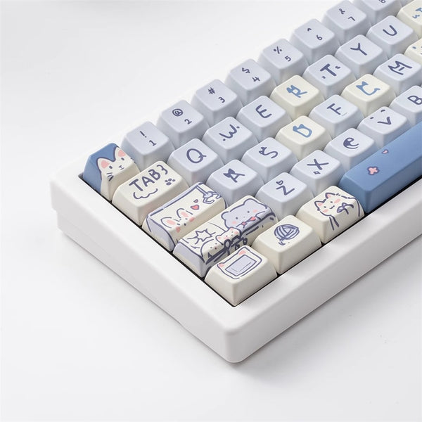 Blue keycaps set