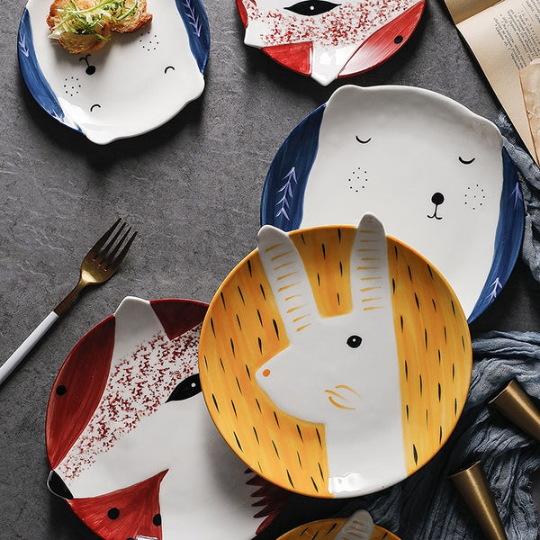 Animal-shaped Ceramic plates