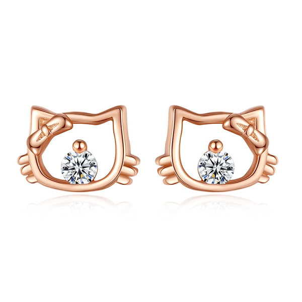925 Sterling Silver Women Jewelry | Asymmetric Stud Earrings - F92 - Jewellery