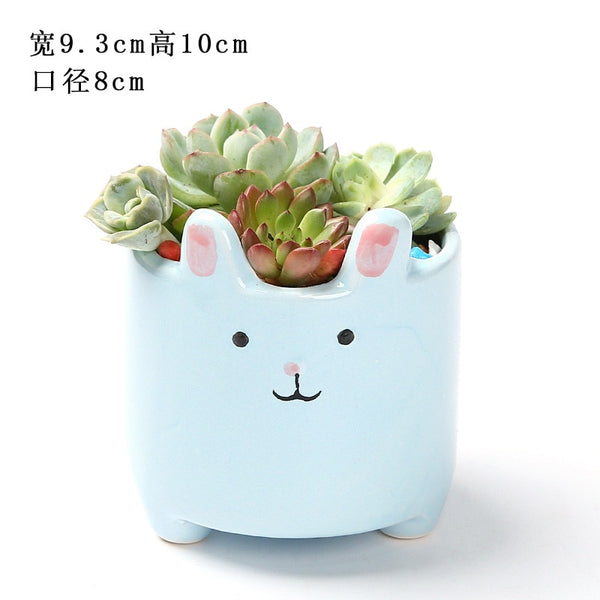 Bunny shaped planter