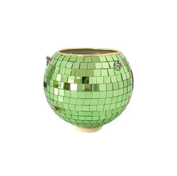 Disco Ball Planter - 10CM-Green - Home decor