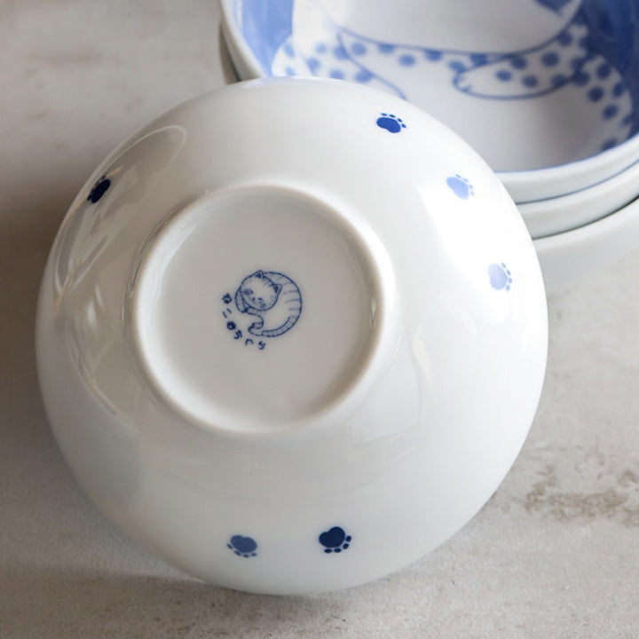 Cute Cat Ceramic Plate and Bowl - Home decor