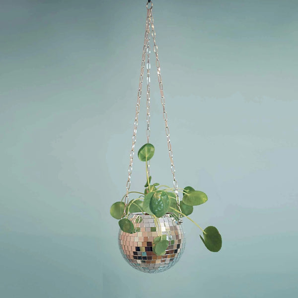 Disco Ball Planter - Home decor