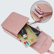 Crossbody Leather card slots wallet phone case for samsung galaxy - phone case