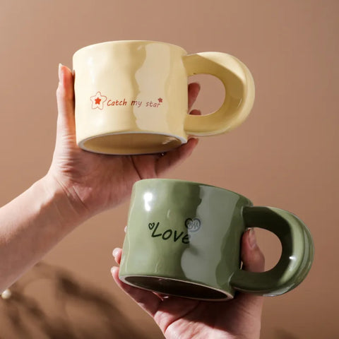 Large tea mugs - Home decor