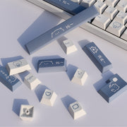 PBT Keycaps 134 Keys | Cherry profile | Mechanical keyboard - Mechanical keyboard