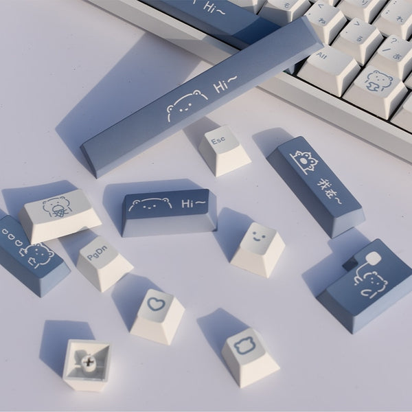 blue keycaps set