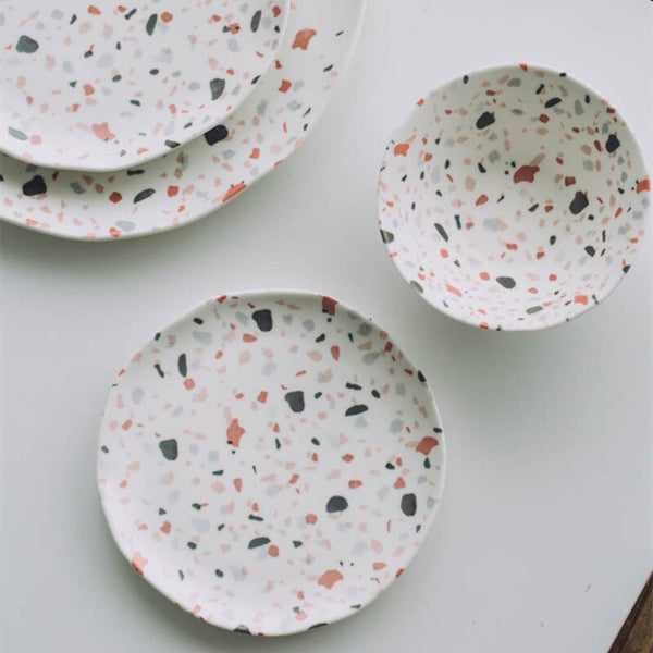 Terrazzo plate