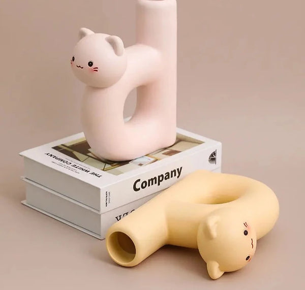 cute cat vase