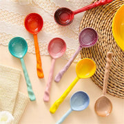 Colorful Ceramic Spoon Set - Bring Vibrancy to Your Kitchen