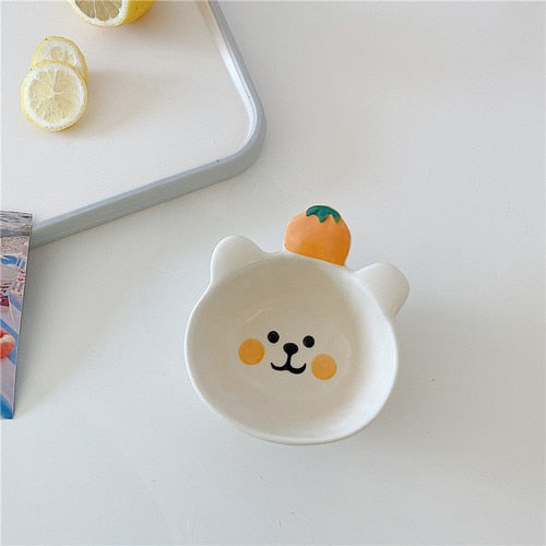 Cute Ceramic Dip Bowl - Bears dipping bowl - Home decor
