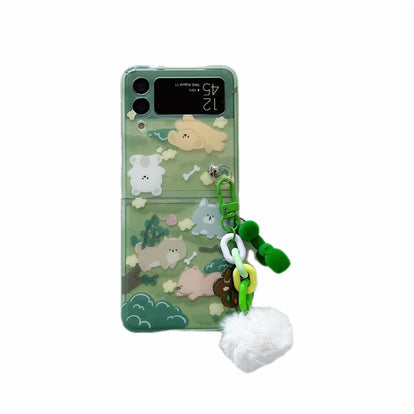 Cute Green Transparent Phone Case for Samsung Galaxy Z Planter&Co Cute Green Transparent Phone Case for Samsung Galaxy Z Planter&Co
