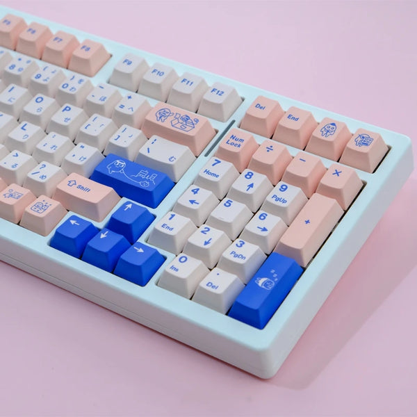 Roze keycaps-set 