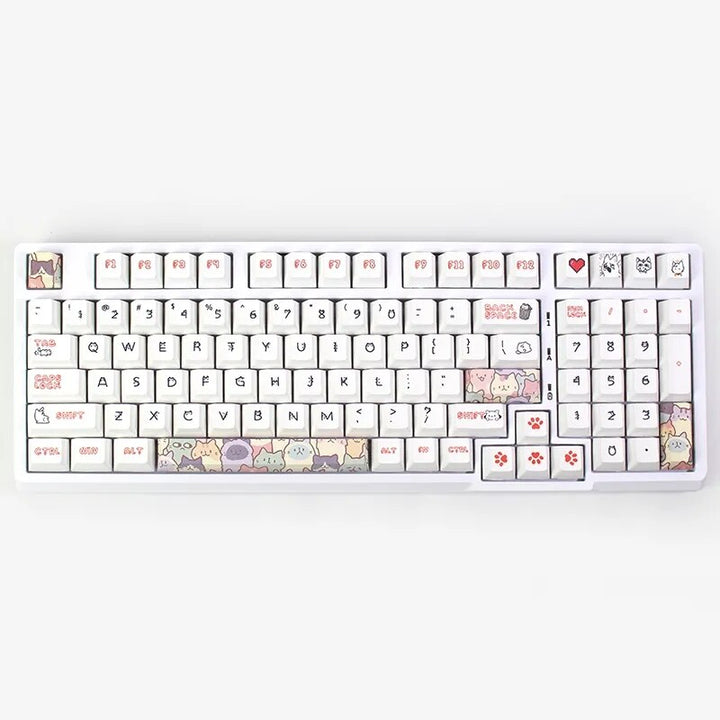 cat keycaps set