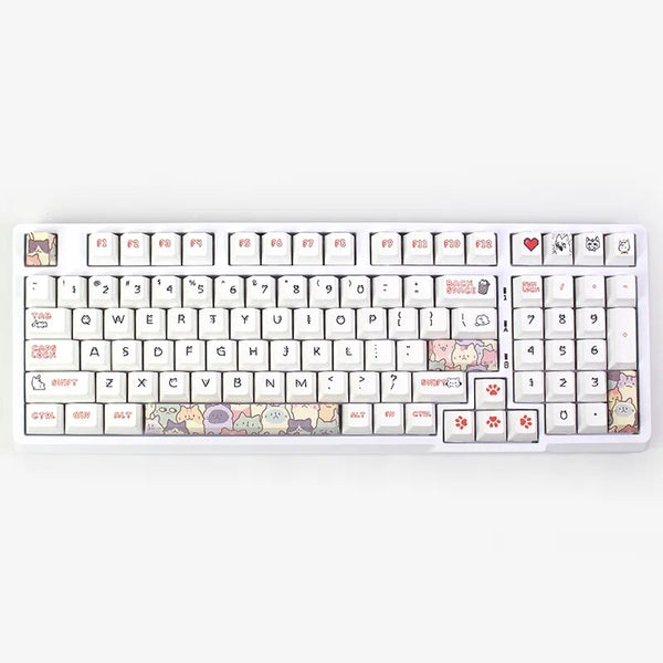 cat keycaps set