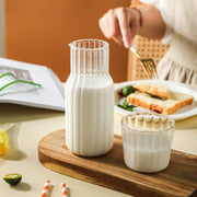 Glass Water Bottle with Glass Cup Set - Home decor