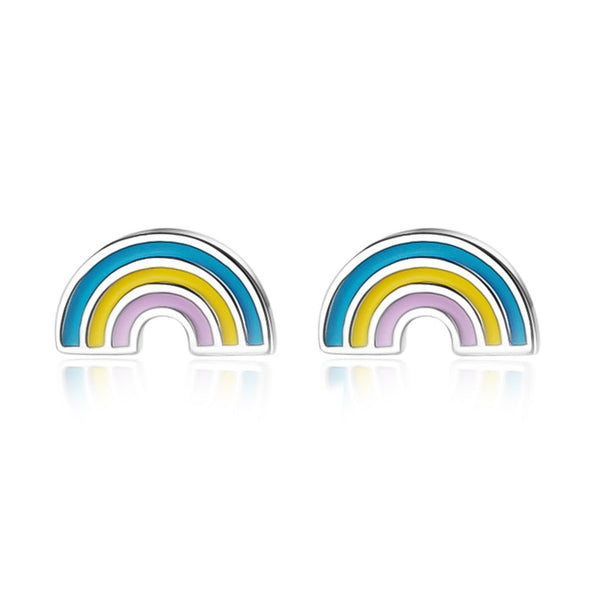 925 Sterling Silver Women Jewelry | Asymmetric Stud Earrings - ED131 - Jewellery