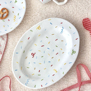Handheld Irregular Ceramic Dinner Plates