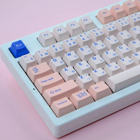 Pink keycaps set