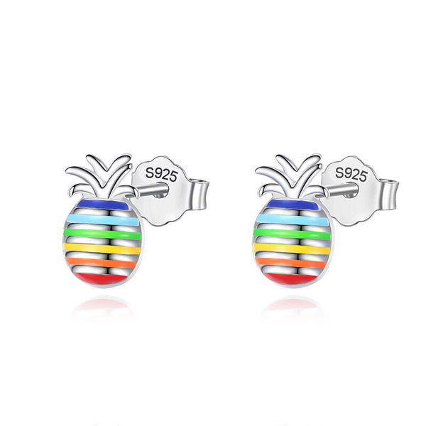 925 Sterling Silver Women Jewelry | Asymmetric Stud Earrings - F94 - Jewellery