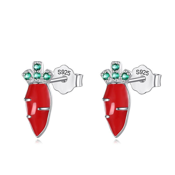 925 Sterling Silver Women Jewelry | Asymmetric Stud Earrings - F164 - Jewellery