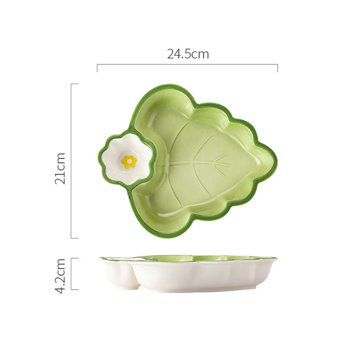 Colorful Ceramic Kids Plates in Fun Shapes – Bunny, Panda, Leaf, Citrus, Cloud & Cartoon Character Dishes for Toddlers and Children