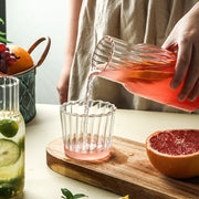 Glass Water Bottle with Glass Cup Set - Home decor