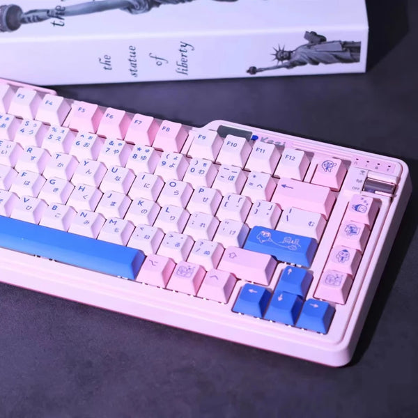 Pink keycaps set