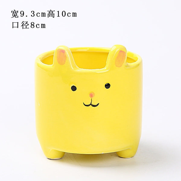 Bunny shaped planter