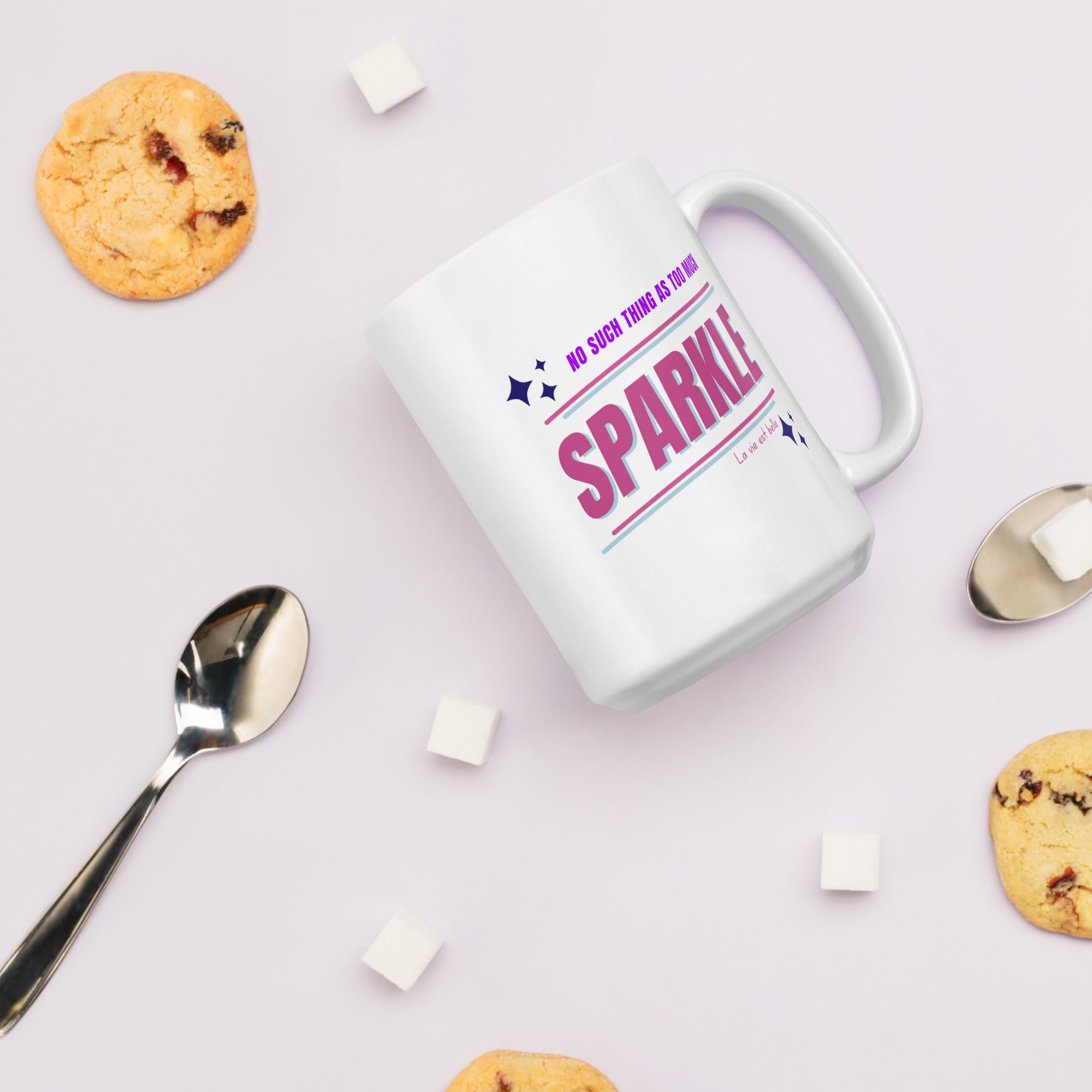 White glossy mug - 15 oz