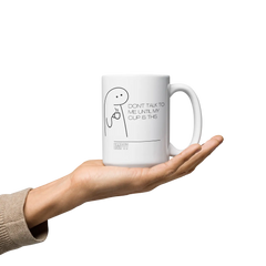 White  ceramic mug