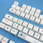127keys PBT Keycap XDA Profile English Korean Thai | RGB Mechanical Keyboard for Cherry MX Switch