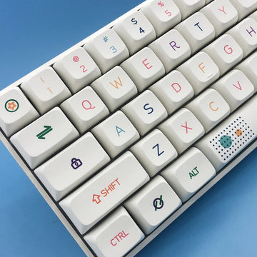 127keys PBT Keycap XDA Profile English Korean Thai | RGB Mechanical Keyboard for Cherry MX Switch