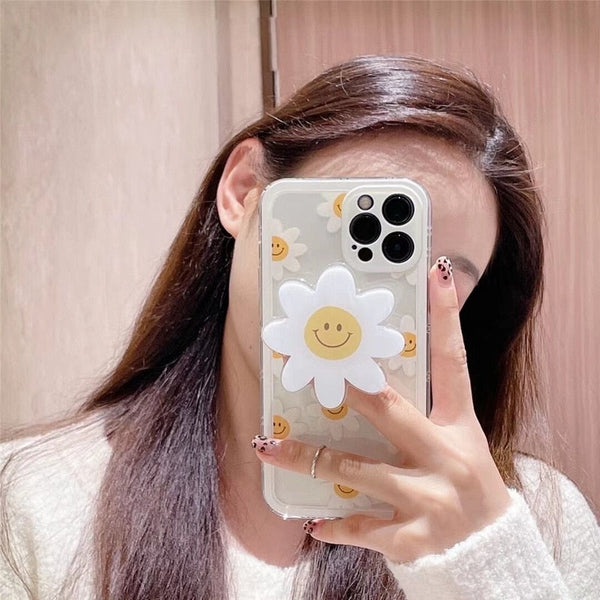iphone case with flower holder