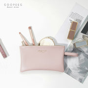 leather cosmetic bag