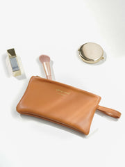 leather cosmetic bag