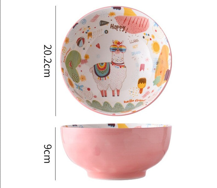 Ceramic Tableware | Pink tableware - Gray - Home decor