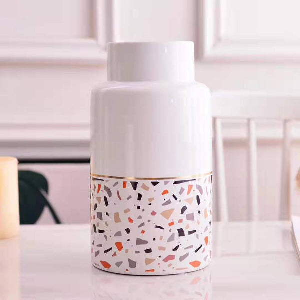 terrazzo vase