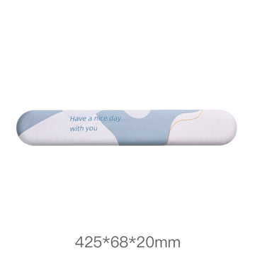 Mouse Pad with Keyboard Wrist Rest Set - sm round wrist pad