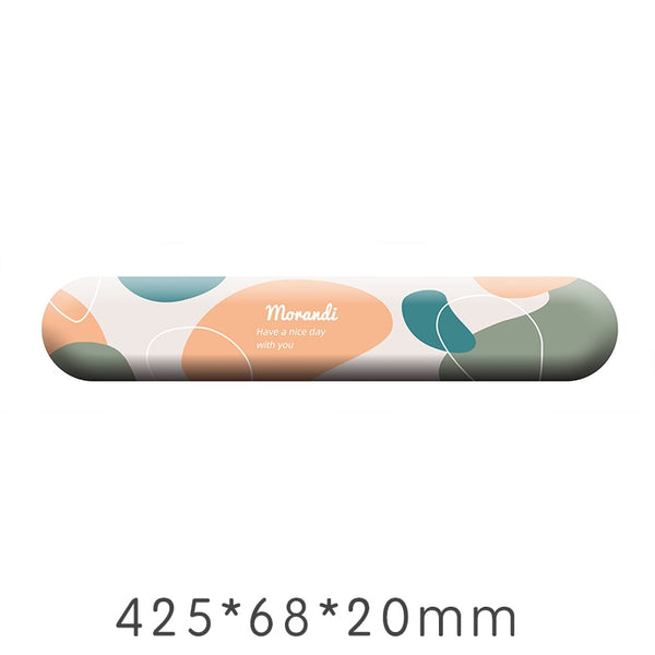 Mouse Pad with Keyboard Wrist Rest Set - s round wrist pad