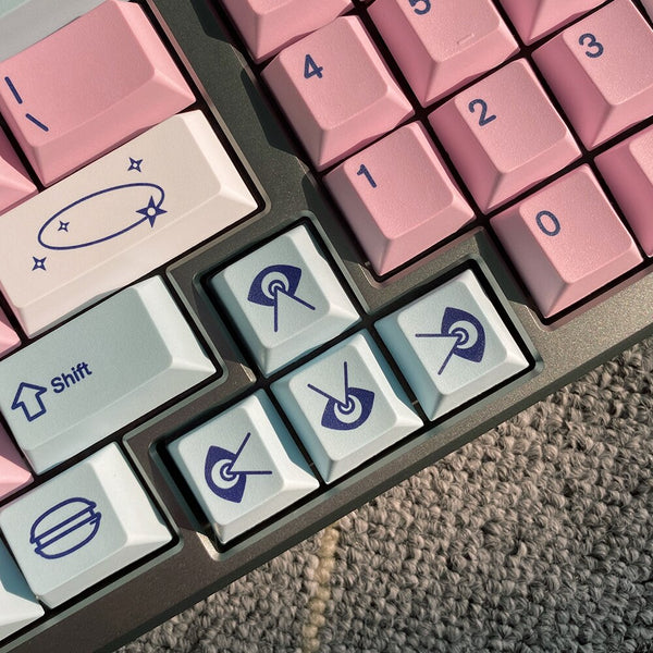 gmk-key acid house keycap cherry profile for mx switch gk61 64 108 6.25u/7u space bar sweet girl dye sublimation anime japan key