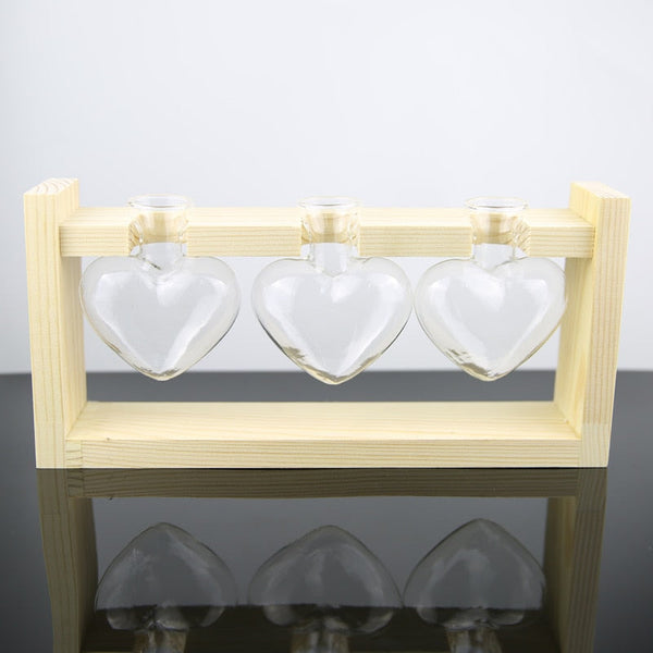 heart shape propagation station type b three bottles