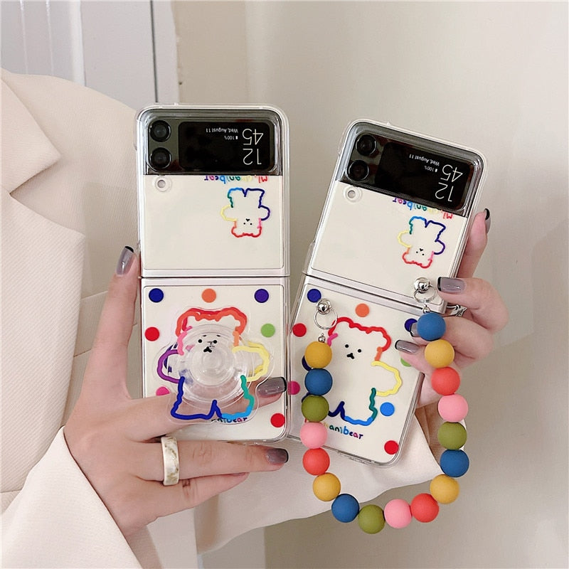 Cute Pony Samsung Phone Case for Samsung Galaxy Z Flip 3 (5G) –