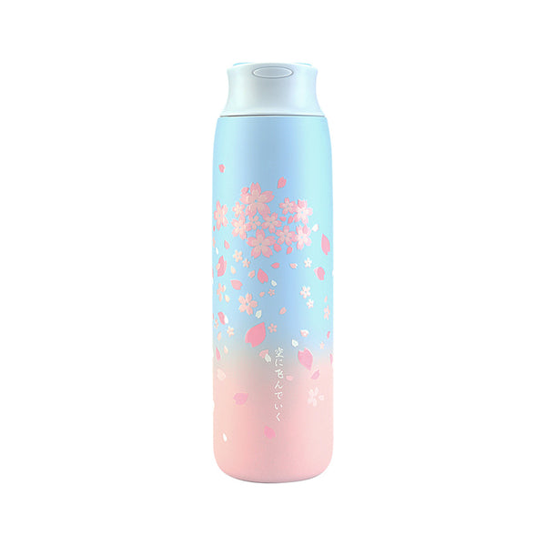 400ml stainless steel thermos 440ml / sakura-blue