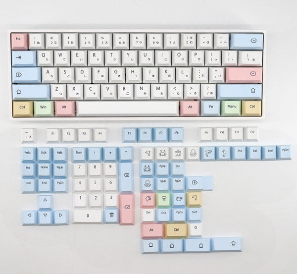 kawaii keycaps without keyboard | cute keycaps set | japanese keycaps set