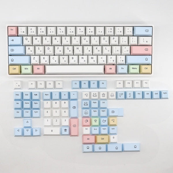 kawaii keycaps without keyboard | cute keycaps set | japanese keycaps set default title