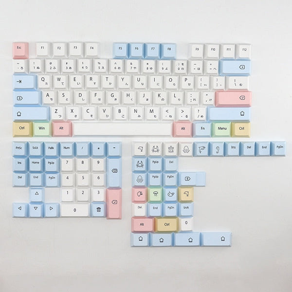 kawaii keycaps without keyboard | cute keycaps set | japanese keycaps set