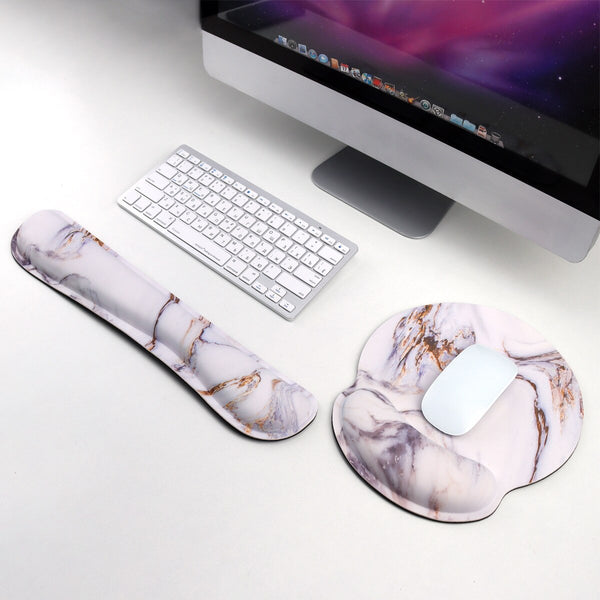 Mouse Pad and Keyboard Wrist Rest Set